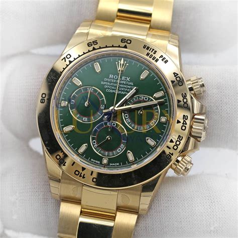 cosmograph daytona green dial|Rolex Daytona 116508 .